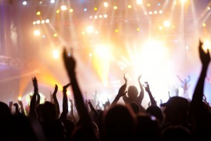 Concert crowd